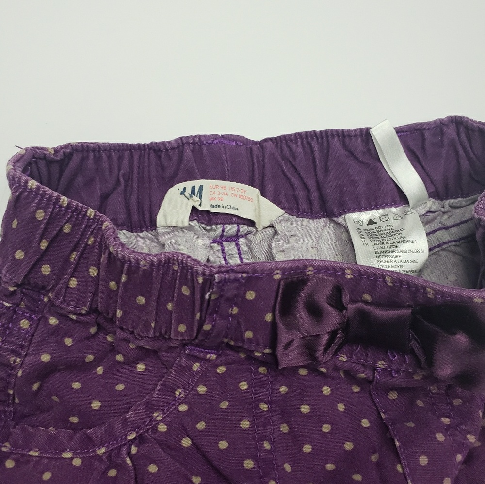 //Final Drop/Clearance// H&M kids polka dot cargos - Picture 3 of 3